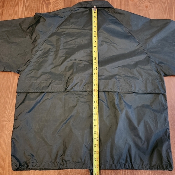 Sport-Tek By Port Authority Windbreaker Lightweight Full Zip Green Jacket Mens L - Picture 9 of 11